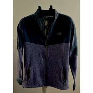 Peter Millar Crown Sport Bristol Fleece Full Zip Jacket Men’s Medium Violet